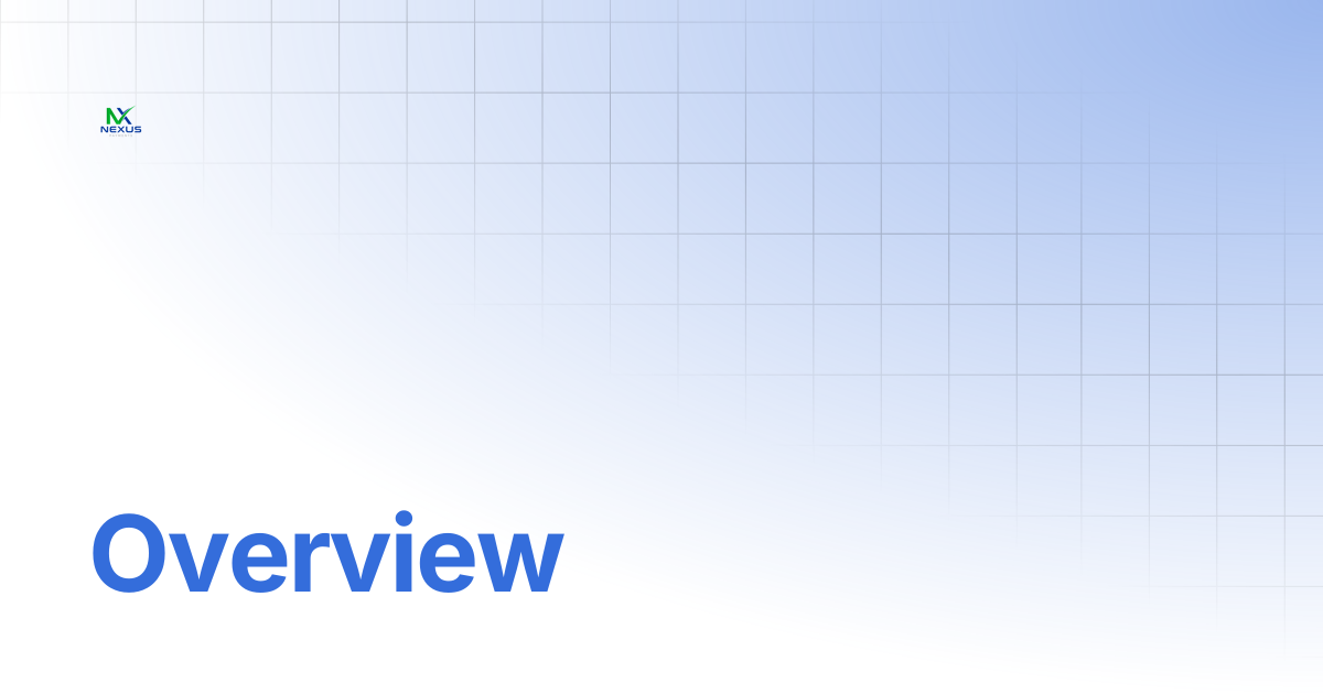 Overview | Nexus Payments Docs